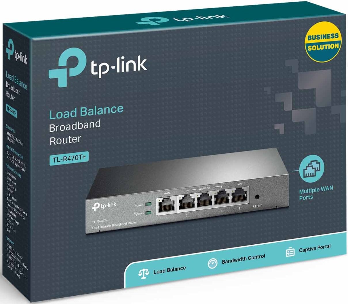 Router de banda ancha de Balance de carga TL-R470T+