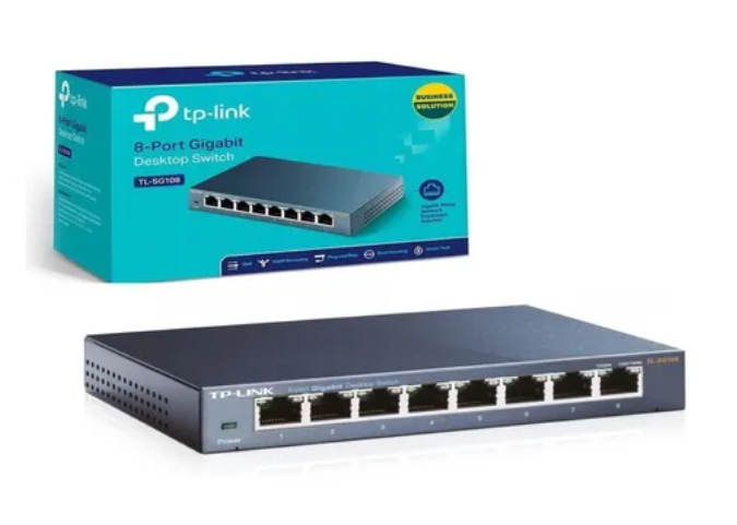 Switch TP-Link 8 Bocas Gigalan Ethernet TL-SG108